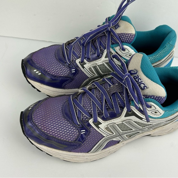 Asics Gel-Contend Women’s Running Shoes - T2N8N Purple/Blue - Size 7.5 7 1/2 - Picture 2 of 8